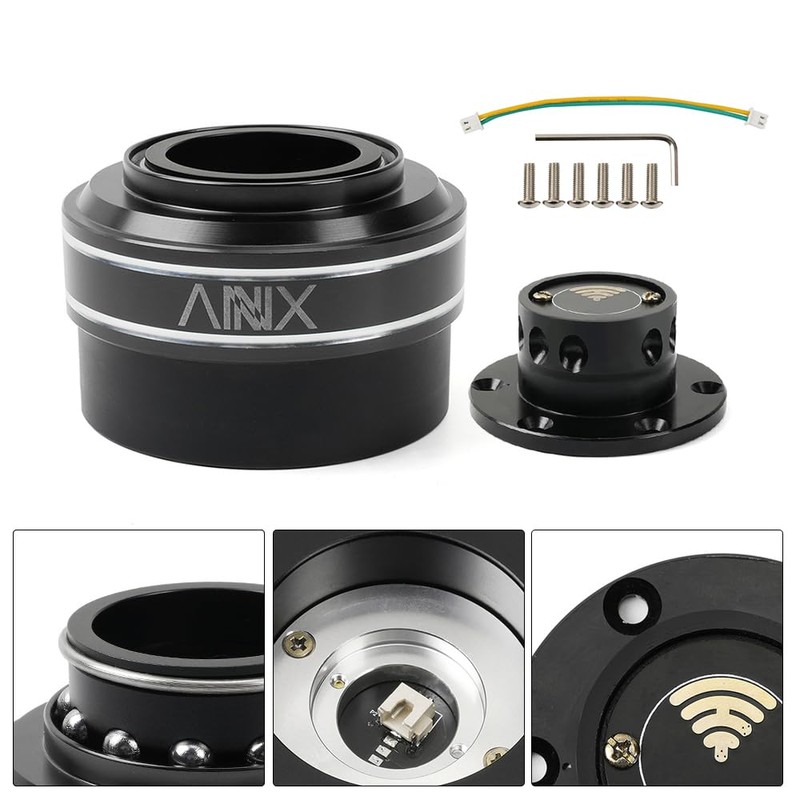 ZS Steering Wheel Hub Adapter 6 Holes Racing Simulator Game