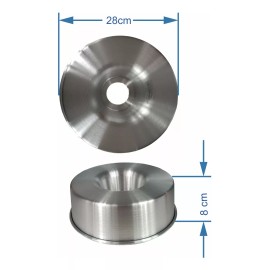 Odisea Molde De Aluminio Para Pastel O Gelatina Rosca Recta 28 Cm