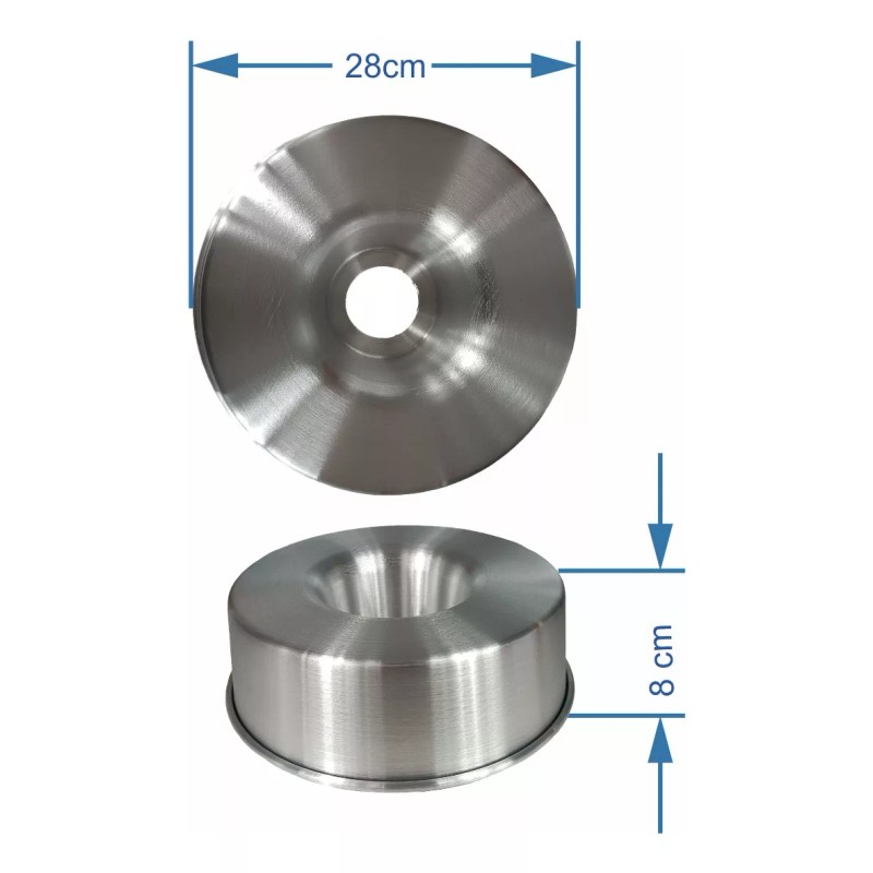 Odisea Molde De Aluminio Para Pastel O Gelatina Rosca Recta