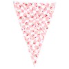 PME VD24IB064 12 Disposable Icing Piping Bags, Valentines Cherry Checkerboard,