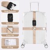 Luggage Strap Cross Luggage Belt with TSA Certified Customs Lock