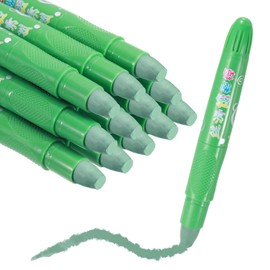 sourcing map Twist Crayons, Twist Crayons Gel Watercolor Set Washable Silky Smooth for Arts Drawing DIY Craft Project Coloring Supplies Gift(Grass Green, Pack of 12)
