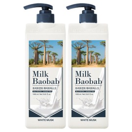Milk Baobab Hair Treatment White Musk Fragrance, 1L, 2 Pieces / 밀크바오밥 헤어트리트먼트 화이트머스크향, 1L, 2개