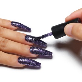 AIMEILI Gel Nail Polish Soak Off U V Hema Free Gel Polish for Nail Art Manicure Salon DIY Home - 644 10ml