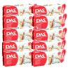 10kg Pasta Masa Das Blanca 1kg C/u Modelar Ceramica Fria Color Blanco