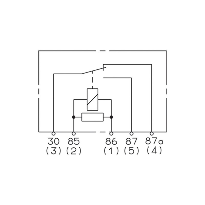 HELLA 965453041 Micro 10/20 Amp SPDT Relay