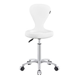 Beauty Salon All Purpose Rolling Stool Manicure Pedicure Techinician Stool Doctor Office Tattoo Stool with Height Adjustment Futuro