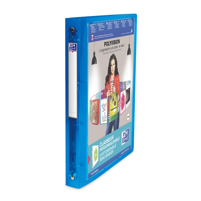 Elba - 100211066 Polyvision Ring Binder Customizable Back 30mm Polypropylene