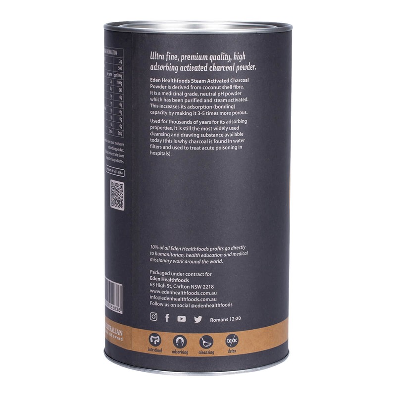 Eden Healthfoods Activated Charcoal Powder, 1kg
