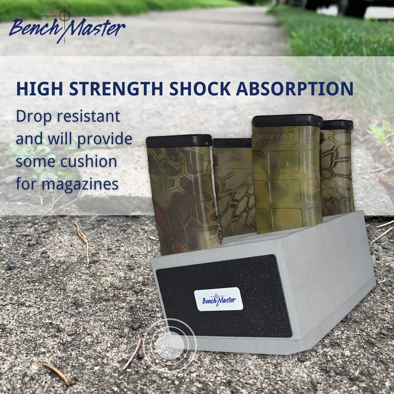 BenchMaster AR Mag Rack-12 Units, Gray