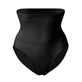 Yenita Pack of 3 women's bodice briefs with slimming effect, figure-shaping briefs, black