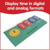 edxeducation Time Flip Chart - Teaching Clock for Kids -