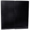 Wall Control 30-P-3232B Black Metal Pegboard Pack - (2) 32"
