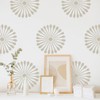Boho Flowers Wall Stencils, Reusable Template for Painting Large Pattern