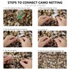 BASSDASH Camo Netting Camouflage Mesh Water Resistant for Hunting Blind