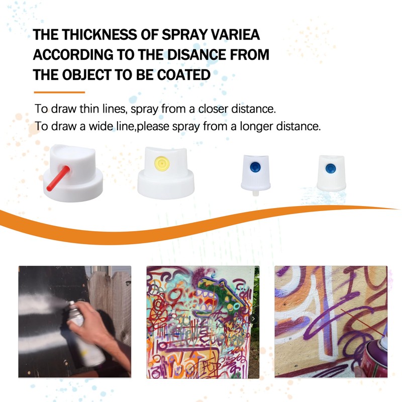 Universal Spray Paint Caps for different spray cans-Spray Can Nozzle-Spray