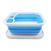 SAMMART Collapsible Dish Drainer with Tray - Foldable Drying Rack