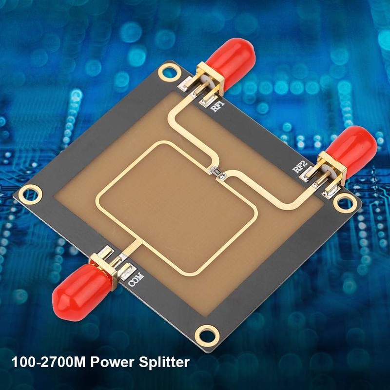 2-Way Coaxial Splitter 100-2700M Frequency RF Power Splitter Divider Combiner