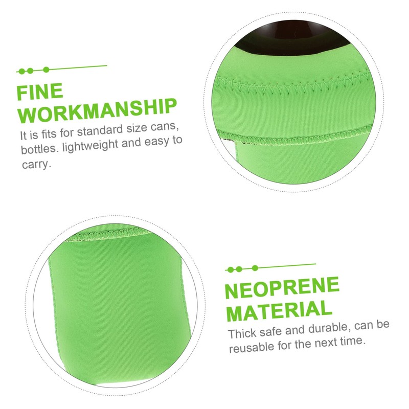 SHOWERORO 5 Sets Neoprene Pool Floaty Drink Holder Floating Beverage