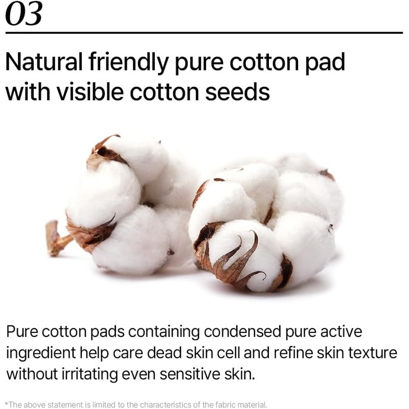 Bean Toner Pad by Mixsoon for Unisex - 70 Pc
