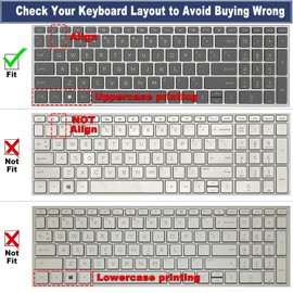 Keyboard Cover for 2024 2023 HP 15.6" Laptop 15t 15z 15-fc 15-fd Series 15z-fc000 15t-fd000 15-fd0107dx 15-fd0017st 15-fd0131wm 15-fd0083wm 15-fd0081wm 15-fd0025nr fd0005dx fd0257nr fd1073nr fd1071nr