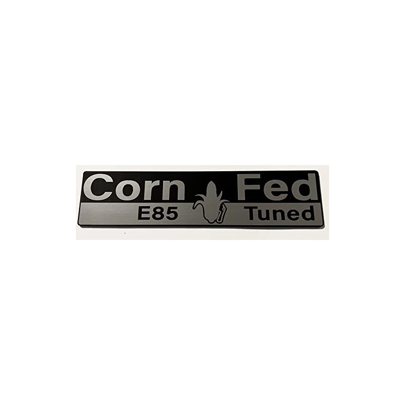 E85 Ethanol Corn Fed Husk Emblem Stick Anywhere