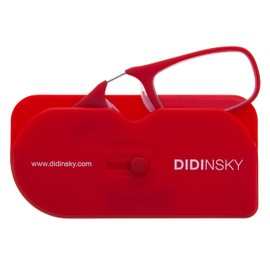 DIDINSKY Armless Reading Glasses for Men and Women. Blue Light Blocking Computer Readers. Unbreakable pocket-size Anti Glare Glasses. FerrariBio +1.5 – MOMA