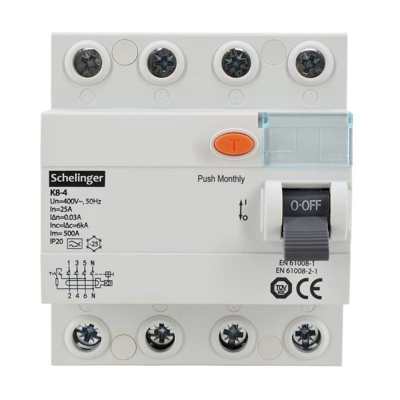 asvendo Electro/Schelinger/Residual Current Circuit Breaker/FI Switch / 2-Pin / 4-Pin