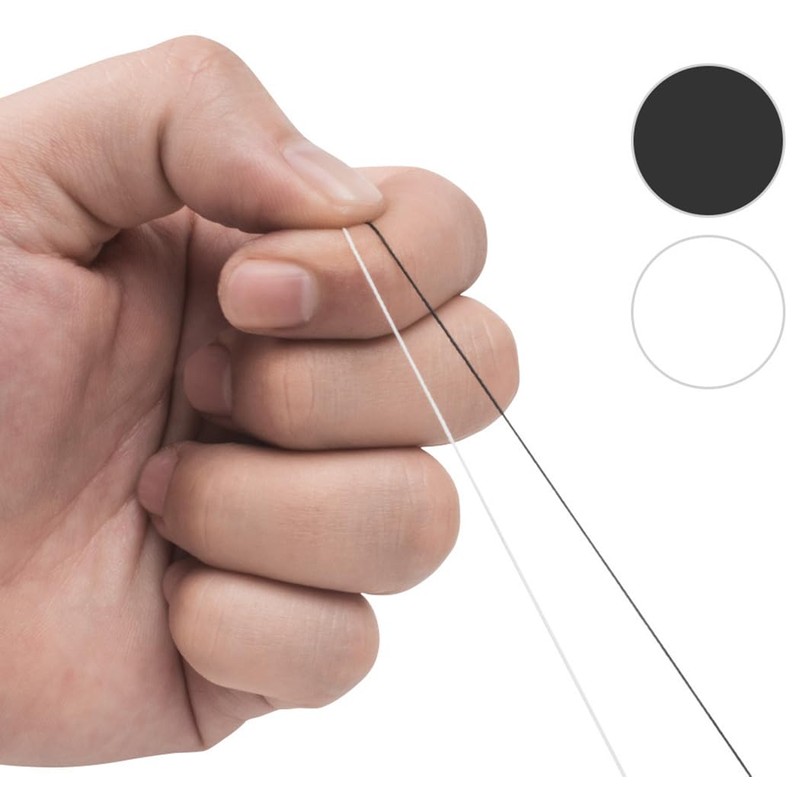 XIAOYU 10m Pre-Inked Eyebrow Mapping String, Microblading Eyebrow Marker Thread