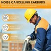 Aswalling 4X Earphone Bluetooth Ear Plugs for Work, Noise Suppression,