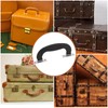 BokWin Black Plastic Luggage Handle,6.1 Inch/155mm Antique Suitcase Handle Pull,Imitation