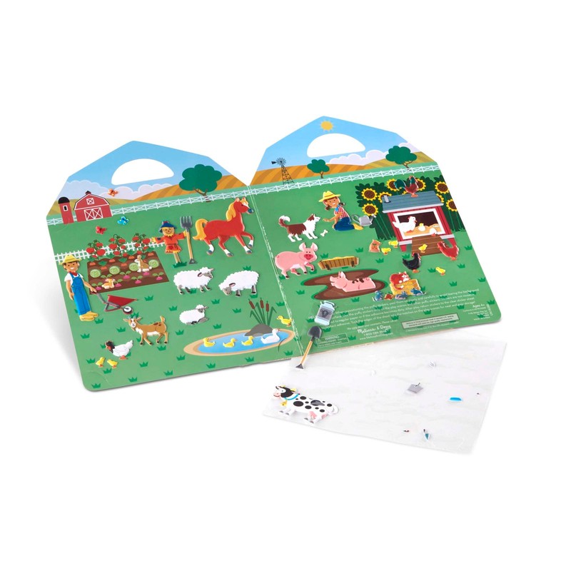 Melissa & Doug Puffy Sticker Playset - On the Farm
