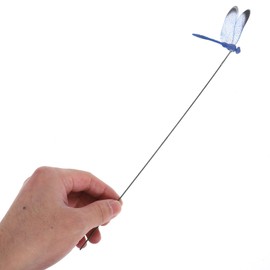 Kisangel 20pcs Dragonfly Garden Stakes Kit Colors Dragonflies Stakes Ornaments for Spring Birthday Wedding Decor