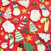 Decora 0255068 Plastic Cookie Cutter Santa Claus and Sugar Stick