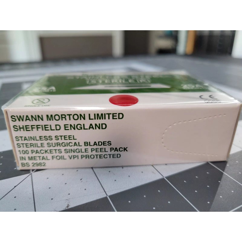 Swann-Morton New, Sealed Swann-Morton 25A Stainless Steel Surgical Blades, Pack