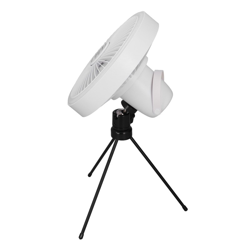 Portable Tripod Stand Fan USB Rechargeable Camping Hanging Fan with