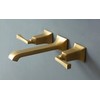 SITGES Bathroom Wall Faucet, Heavy Duty, Brass Constructed Wall Mount