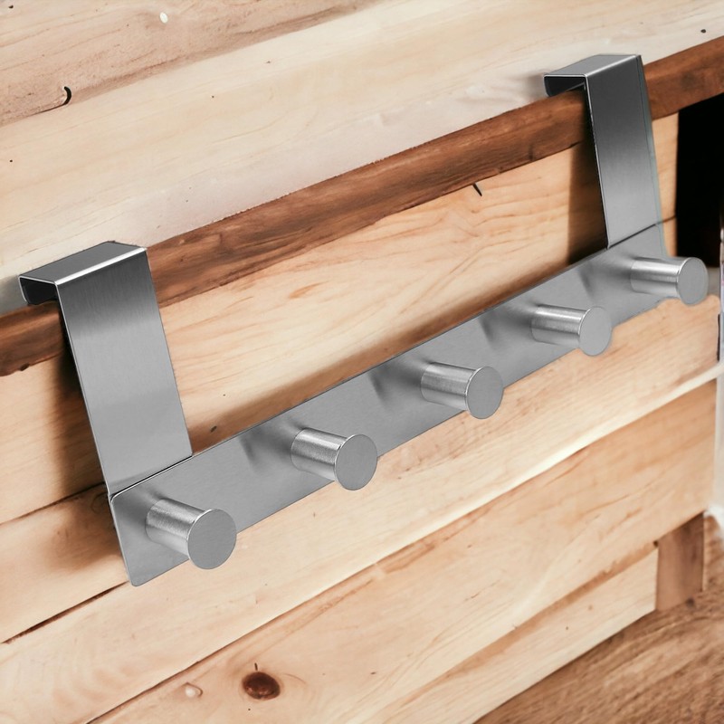 VonBueren Door Coat Rack for Hanging, Stainless Steel, 30 cm,