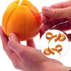 4 Pcs Orange Peeler, Plastic Orange Peeler, Multifunctional Creative Mini