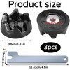 WP9704230VP Coupling Set, 3-Piece Set, Mixer Coupling Replacement Parts, Compatible