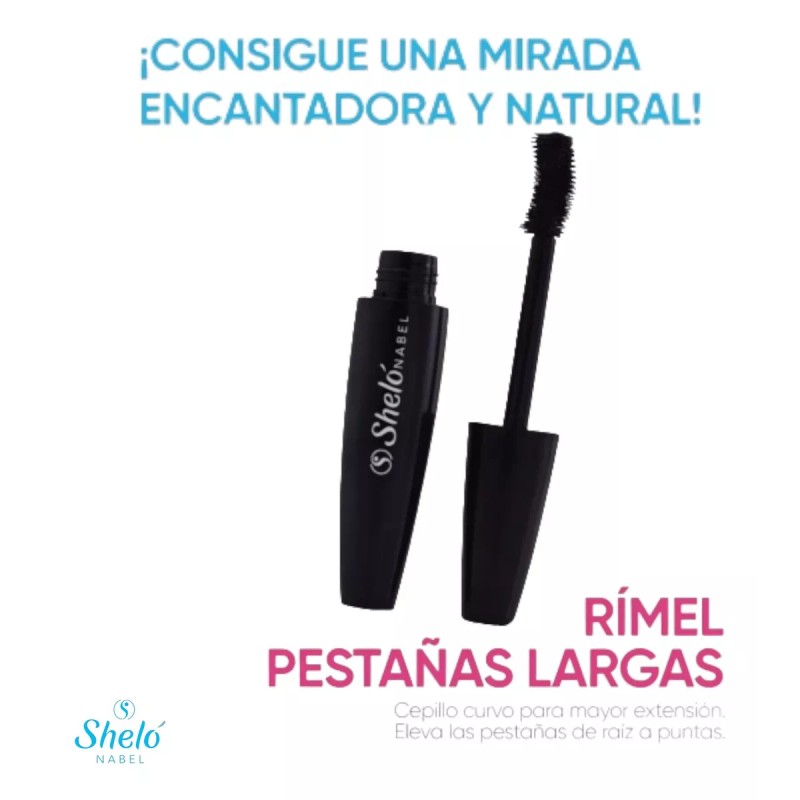 Sheló Nabel Rimel Pestañas Largas Shelo Nabel® 12grs. 2pzs