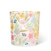 Abbott Collection Pastel Florals Votive/Tealight Candle Holder - Glass, Multicolor