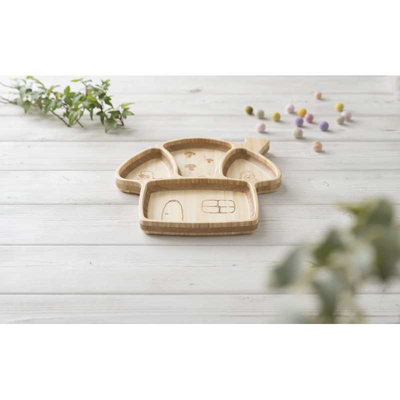 agney* Mushroom House Plate Set