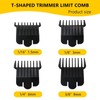 Bedaily 4 Pack Replacement Trimmer Guards Cutting for Andis T