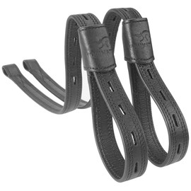 Equinate Slimline Mono Stirrup Leathers Black 60 cm