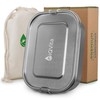 iQVita Stainless Steel Lunch Box, Leak-Proof
