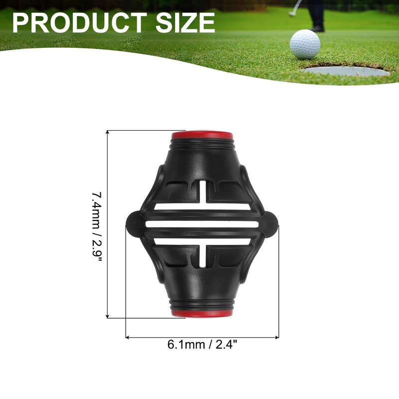 PATIKIL Golf Ball Marker Stencil 360 Degree Triple Track Golf