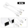 10 Pares Cable PoE RJ45 Alimentación sobre Adaptador, Splitter DC