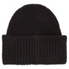 KARL LAGERFELD JEANS Women's Box Logo Beanie Hat, black