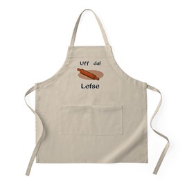 CafePress Uff Da! Lefse Kitchen Apron with Pockets, Grilling Apron, Baking Apron